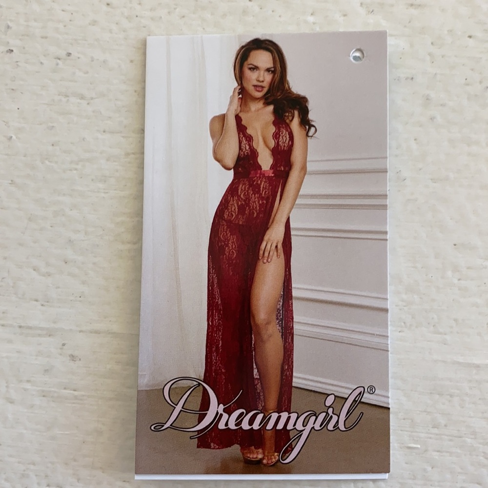 Dreamgirl Lace Gown and G String